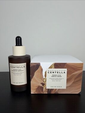 SET SKIN1004 Madagascar Centella Pro-Bio Cica Intensive Ampoule - Brown